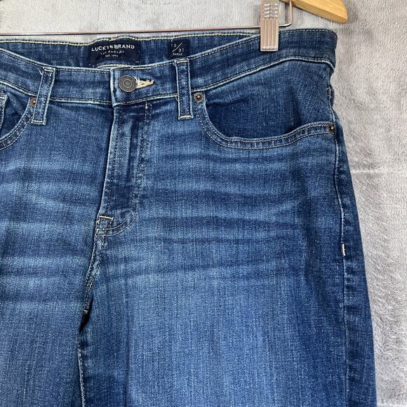 Lucky Brand Jeans Womens 12/31 Dark Blue Sweet Boot Cut Stretch Denim 30" Inseam - Picture 4 of 13
